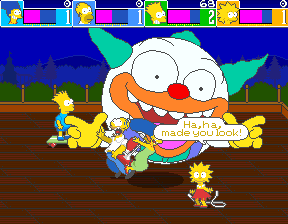 The Simpsons (4 Players World, set 1) Screenthot 2